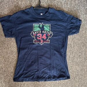 David Ortiz Final Season Navy Blue T-Shirt